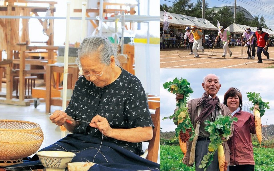 Japanese people spending Ikigai life