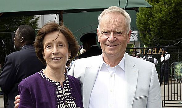 Jeffrey Archer & Wife