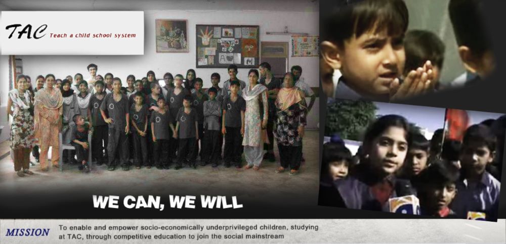 Teach A Child School Lahore (TAC) is an educational initiative of The Helpcare Society (THS) specifically designed to support underprivileged children. 