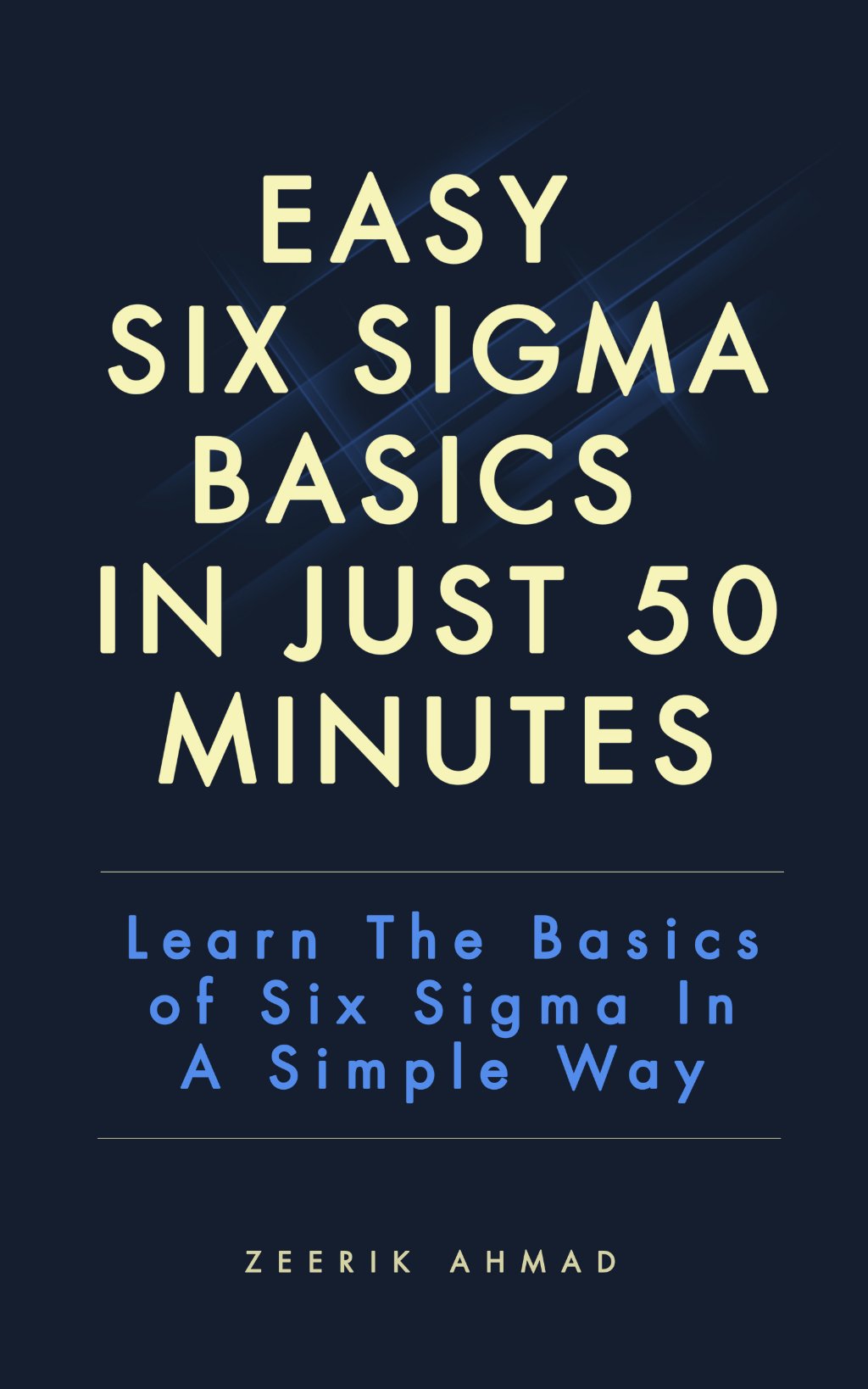 Book cover - Easy Six Sigma