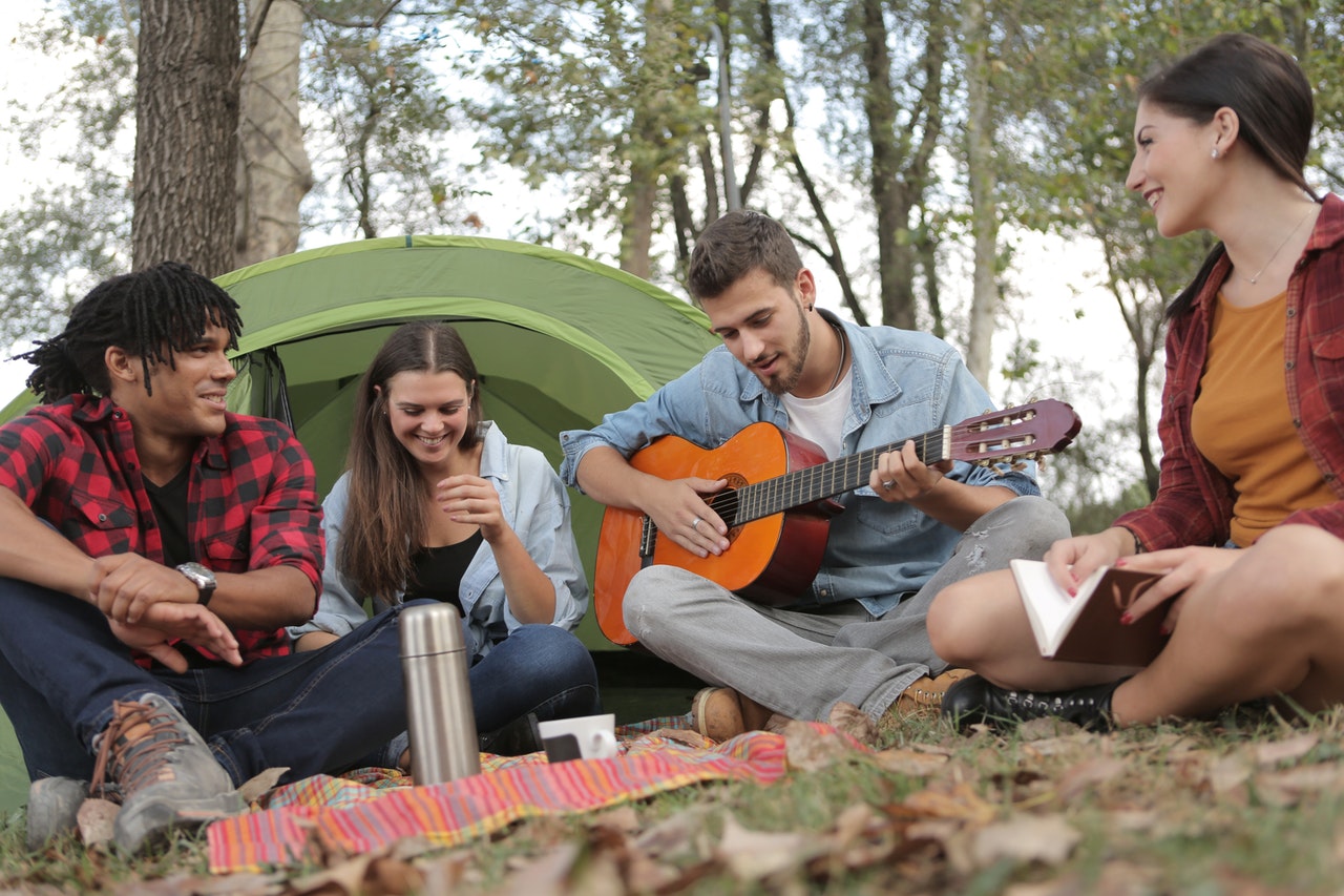 Group playing music