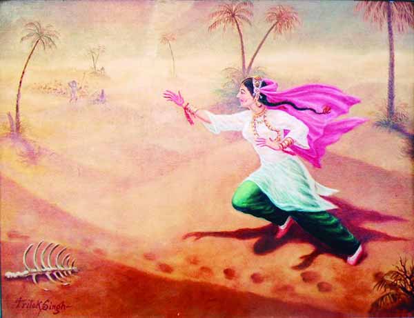 Sassi Punnu searching for Punnu in the desert