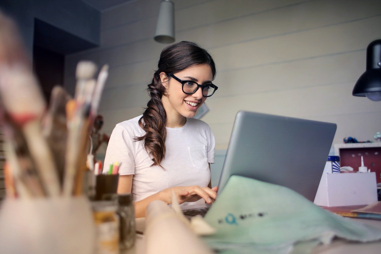 Woman planning the company growth through